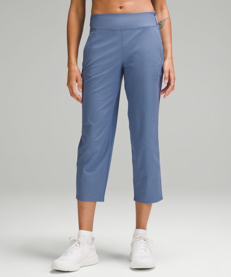 Lululemon | Women's Warpstreme Multi-Pocket Mid-Rise Golf Crop 24"L Oasis Blue