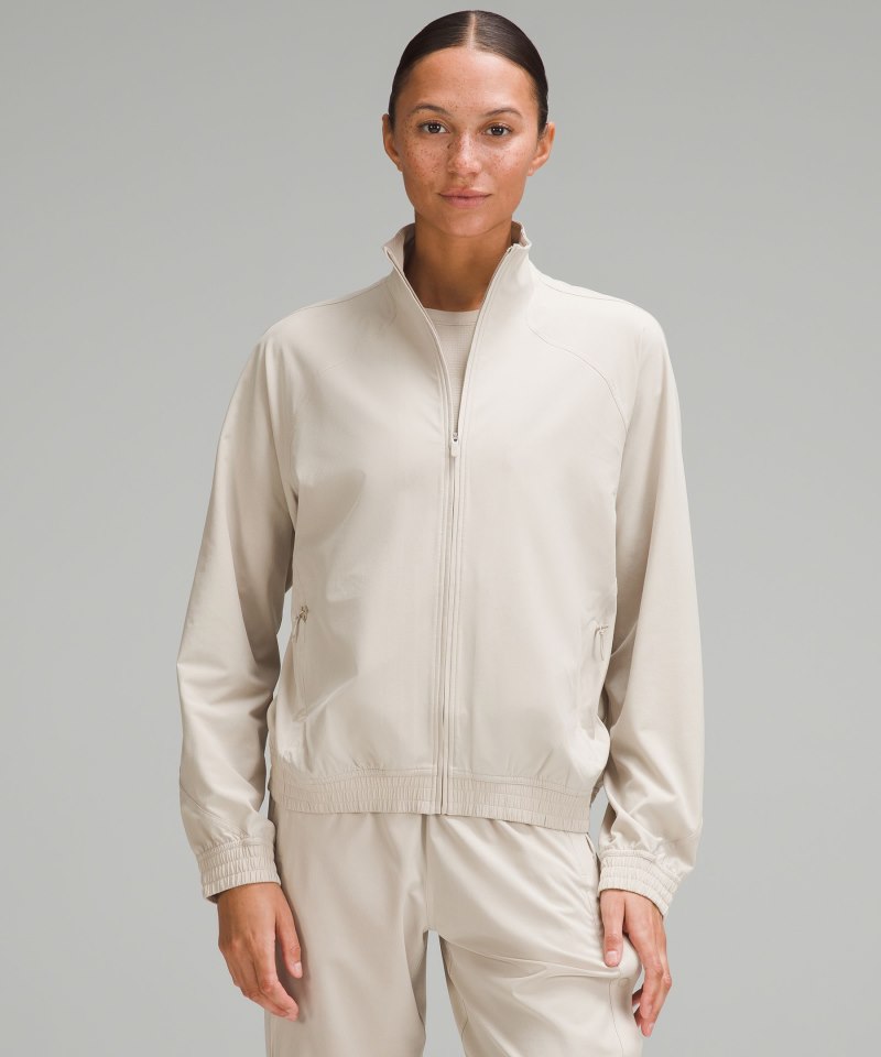 Lululemon | Women's Relaxed-Fit Track Jacket Mojave Tan