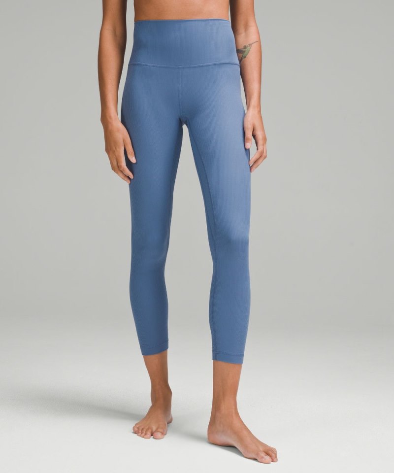 Lululemon | Women's Align High-Rise Ribbed Pant 25"L Oasis Blue