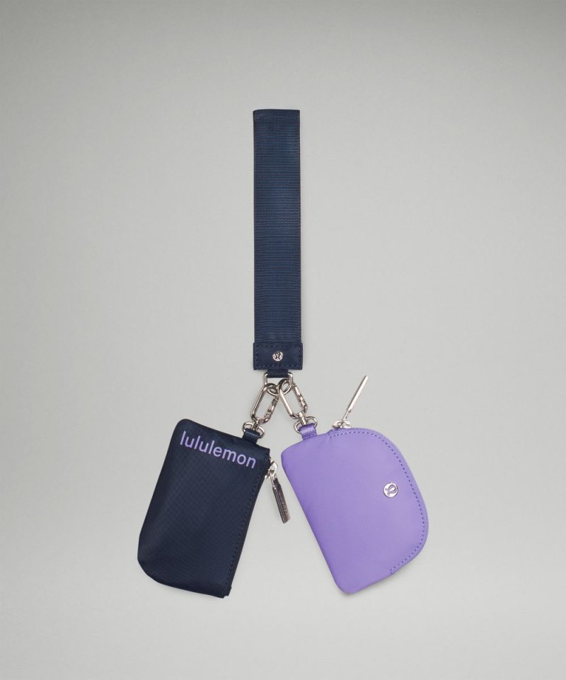 Lululemon | Women's Dual Pouch Wristlet True Navy / Dark Lavende