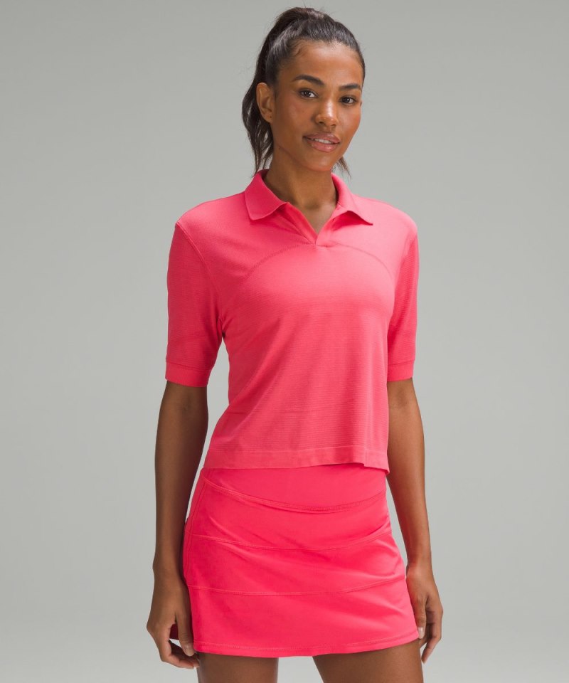 Lululemon | Women's Swiftly Tech Relaxed-Fit Polo Shirt Lip Gloss / Lip Gloss