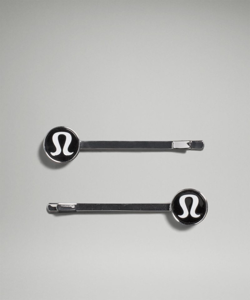 Lululemon | Women's Logo Bobby Pins 2 Pack Black