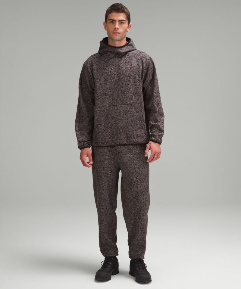 Lululemon | Men's lab Double-Knit Jacquard Jogger Leopardo Mini Jacquard Lunar Rock Black