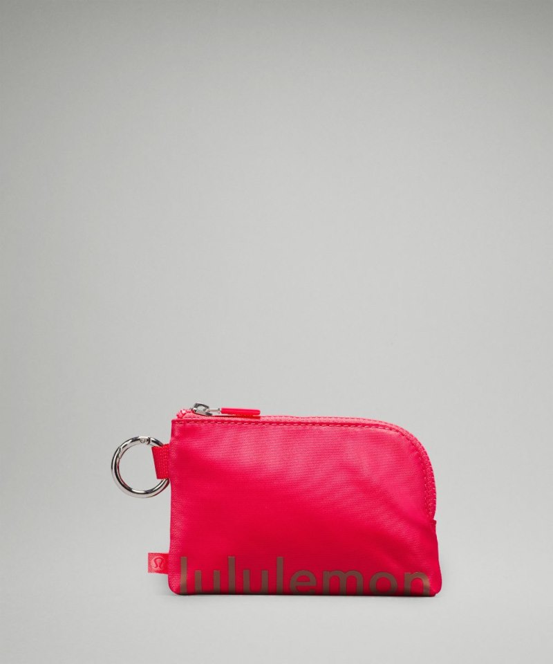 Lululemon | Women's Clippable Card Pouch Glaze Pink / Ancient Co