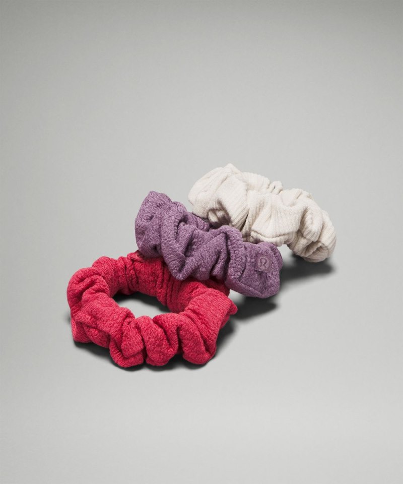 Lululemon | Women's Uplifting Scrunchies Textured 3 Pack #N / A