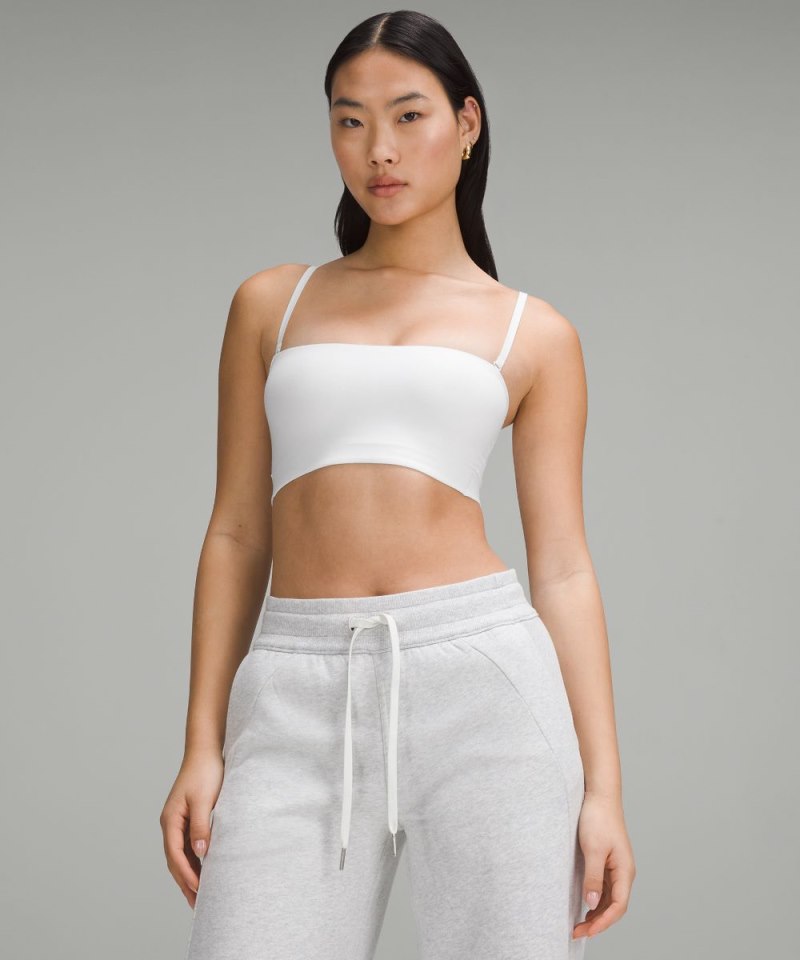 Lululemon | Women's Wundermost Ultra-Soft Nulu Bandeau Bralette A-D Cups White