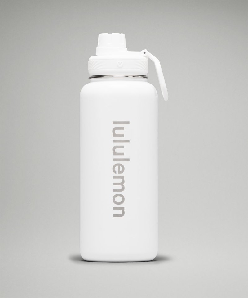 Lululemon | Women's Back to Life Sport Bottle 32oz White