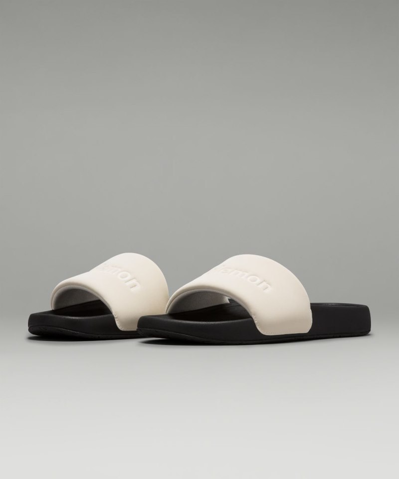 Lululemon | Women's restfeel WoSlide Graphic Light Ivory / Black / Light Ivory