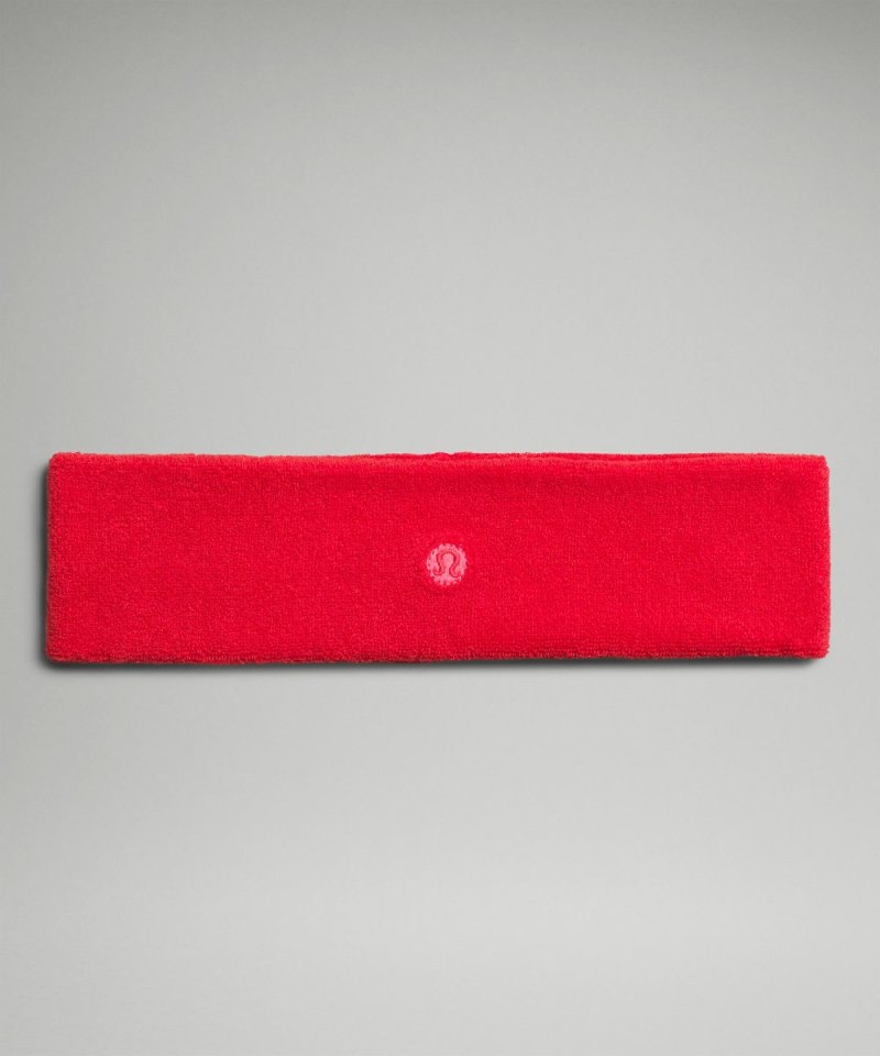 Lululemon | Women's Cotton Terry Sweatband Hot Heat