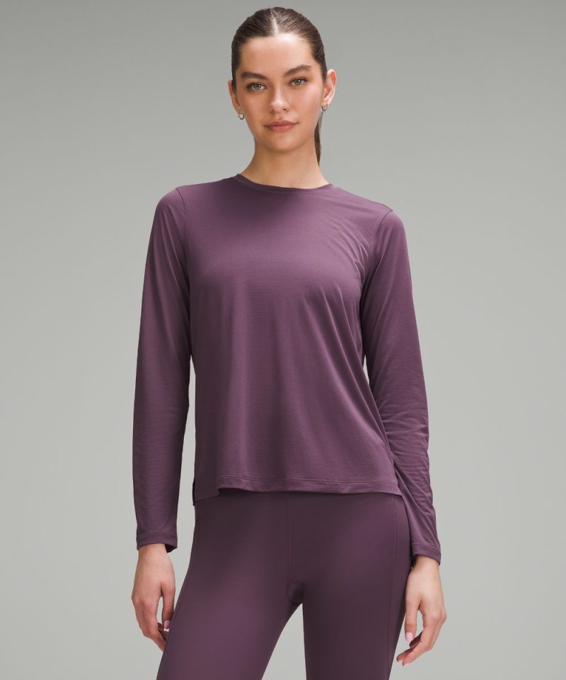 Lululemon | Women's Ultralight Hip-Length Long-Sleeve Shirt Grape Thistle