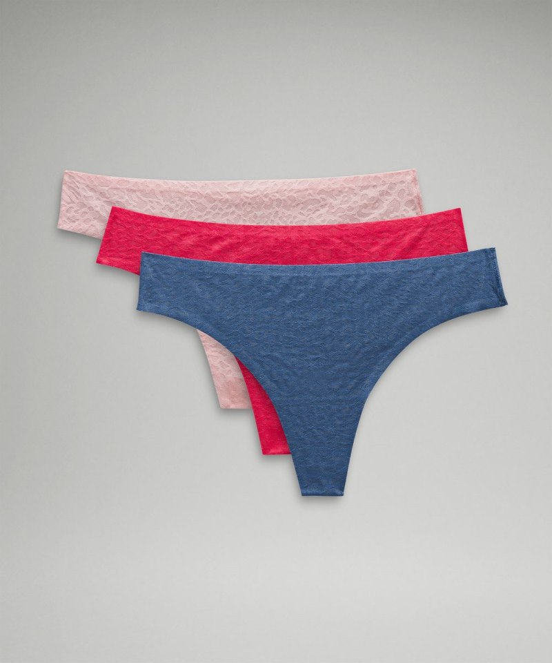 Lululemon | Women's InvisiWear Mid-Rise Thong Underwear Performa