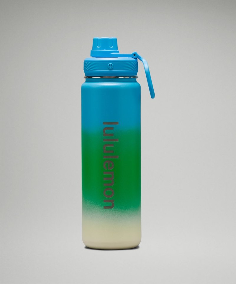 Lululemon | Men's Back To Life Sport Bottle 24oz Kayak Blue Ligh