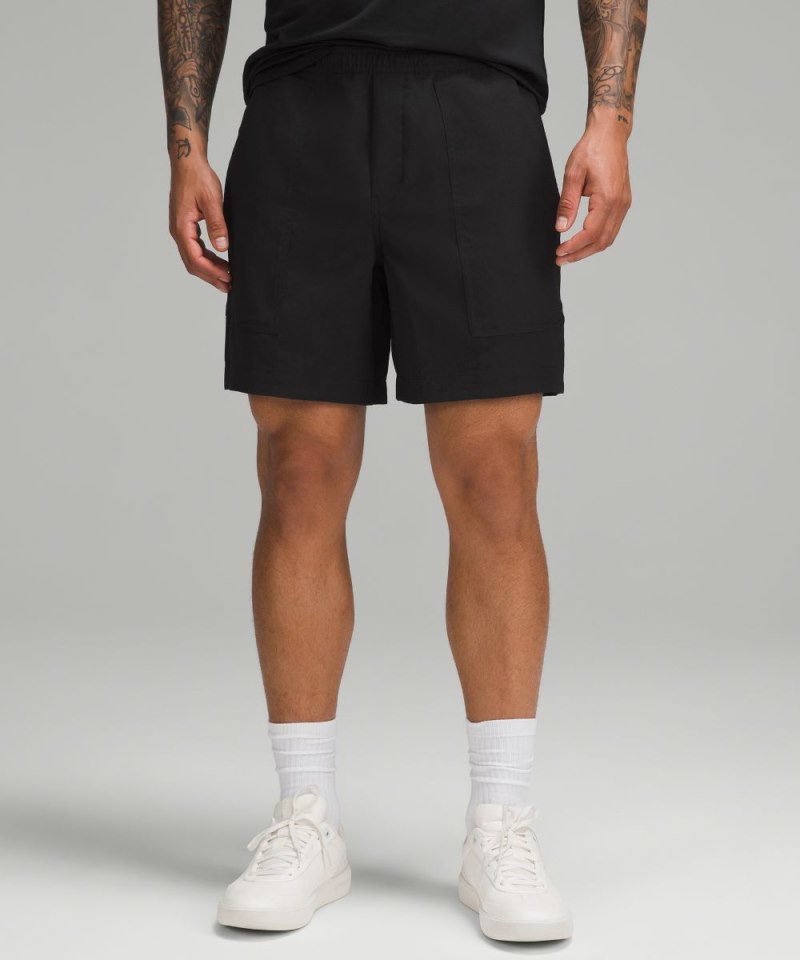 Lululemon | Men's Relaxed-Fit Pull-On Short 7"L Light Woven Blac