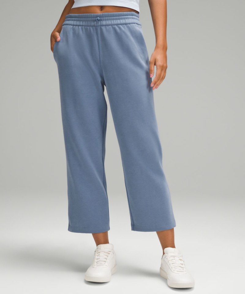 Lululemon | Women's Softstreme High-Rise Straight-Leg Cropped Pant Oasis Blue