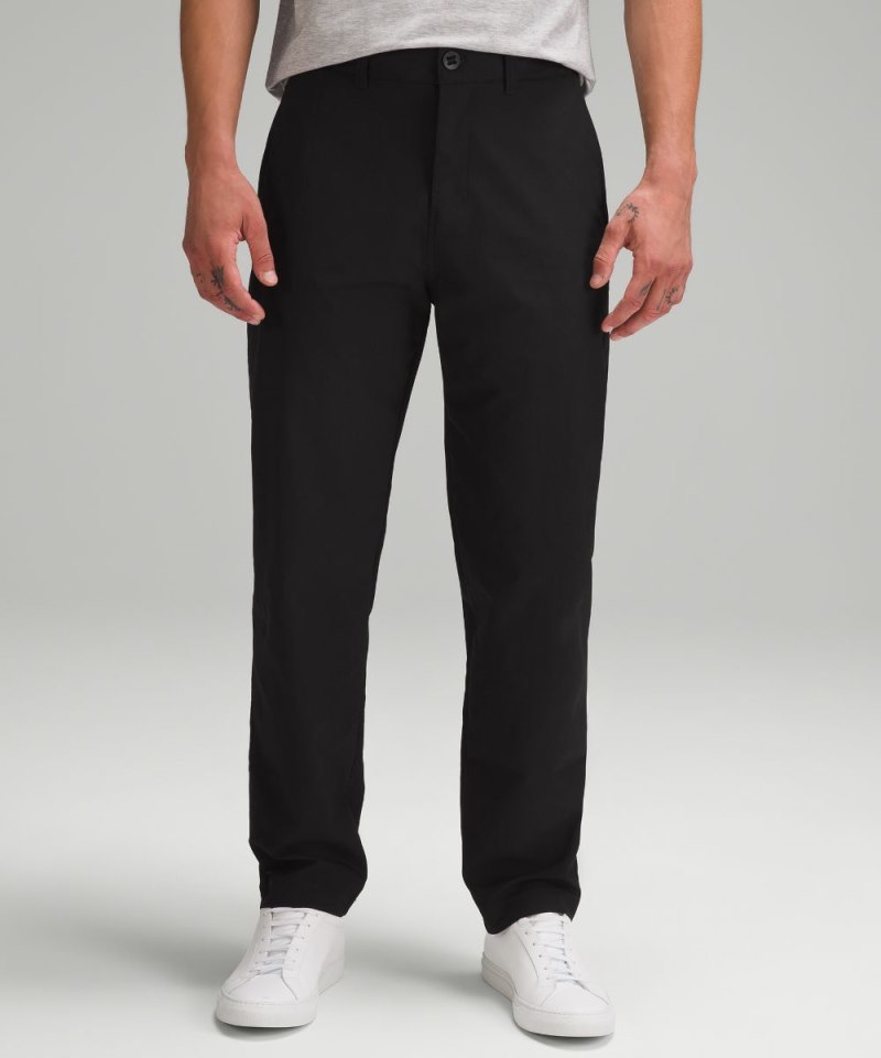 Lululemon | Men's Relaxed-Tapered Smooth Twill Trouser Black