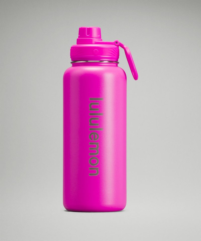 Lululemon | Men's Back to Life Sport Bottle 32oz Sonic Pink