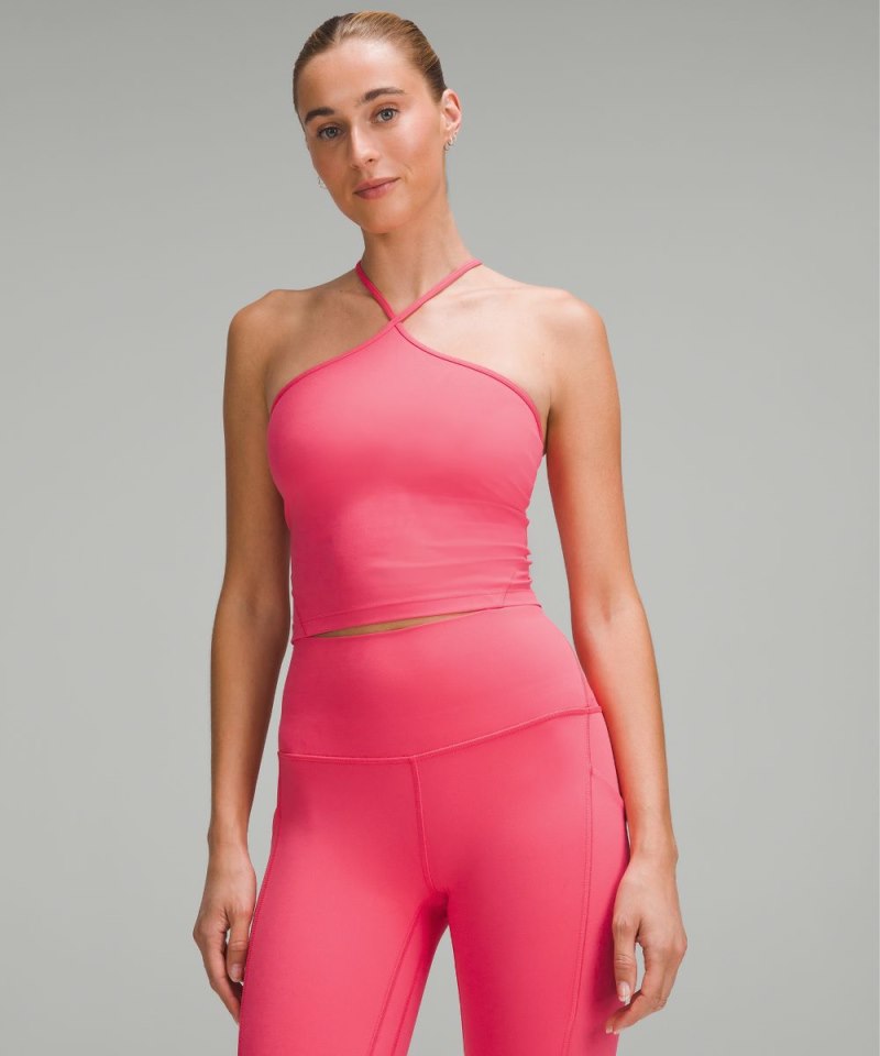 Lululemon | Women's Align T-Strap Tank Top Light Support, A / B Cup Glaze Pink