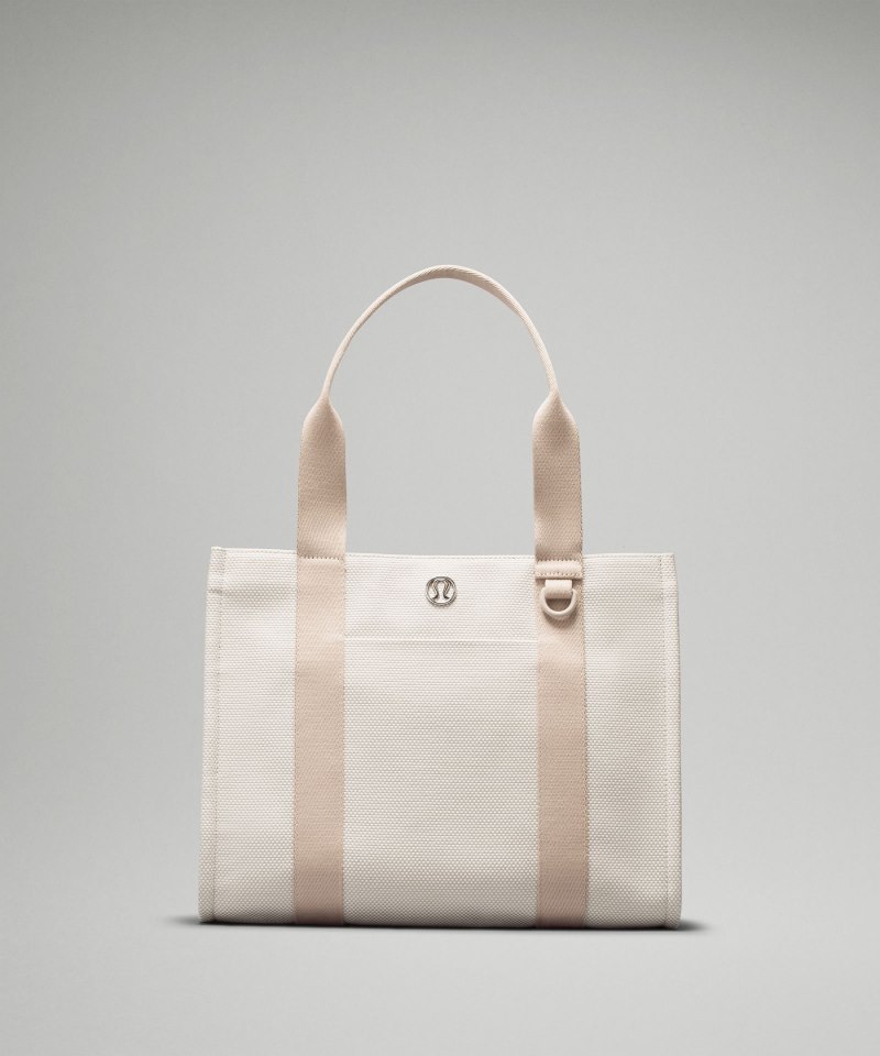 Lululemon | Women's Two-Tone Canvas Tote Bag 10L Mojave Tan / Li