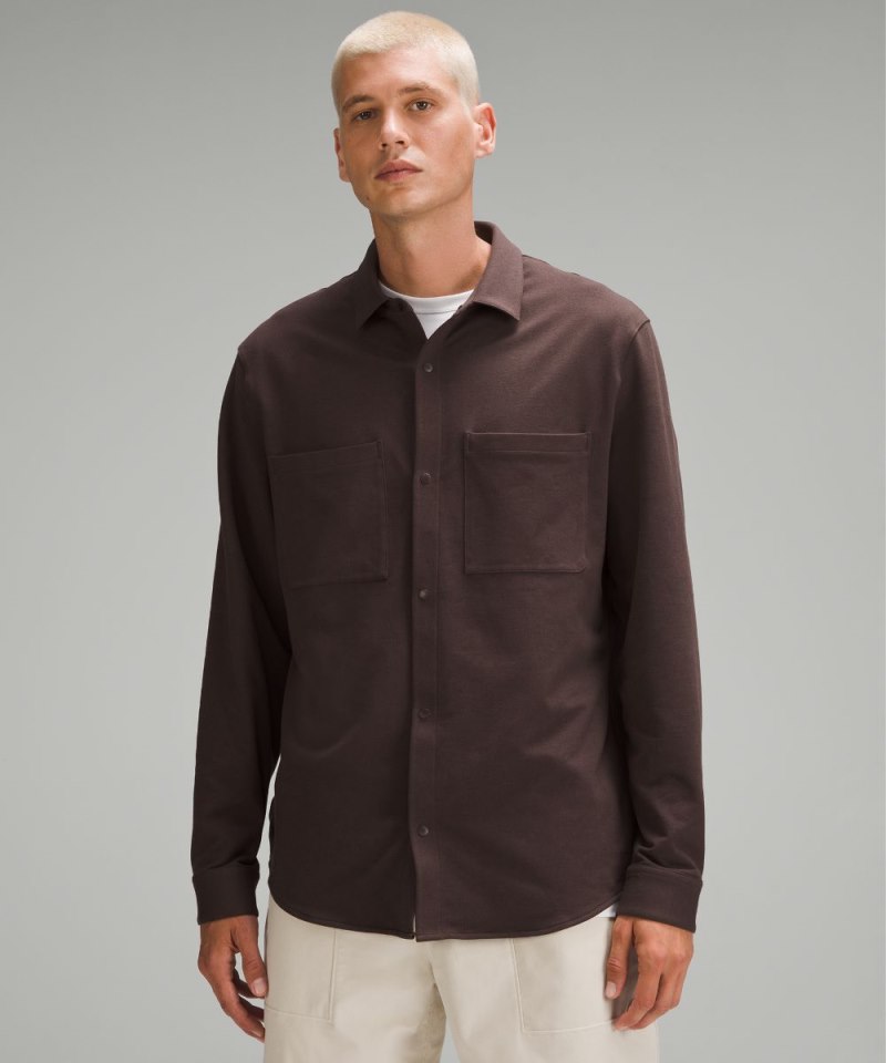 Lululemon | Men's Soft Knit Overshirt French Terry Espresso (not