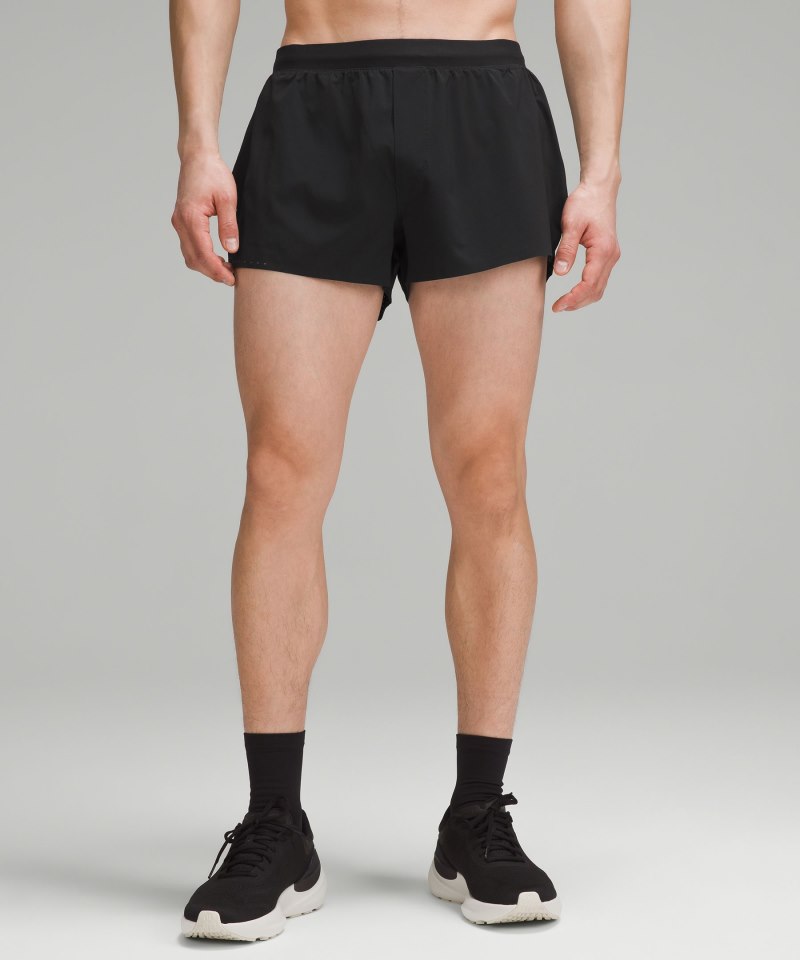 Lululemon | Men's Fast and Free Reflective Short 3"L Black