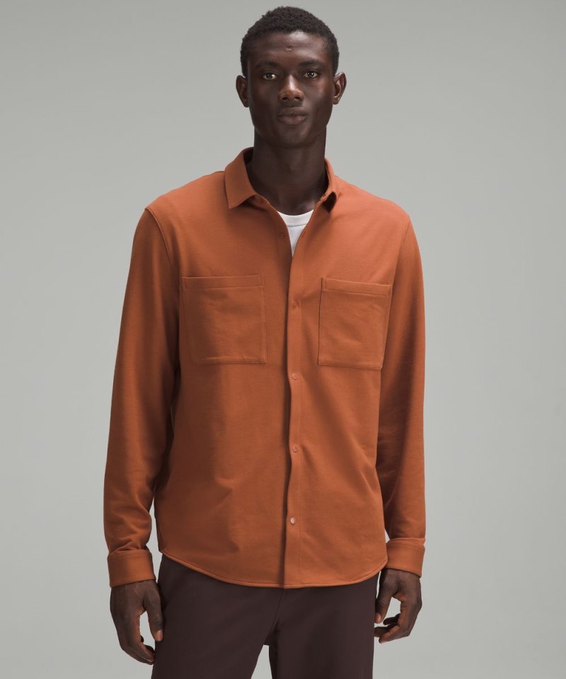 Lululemon | Men's Soft Knit Overshirt French Terry Sable