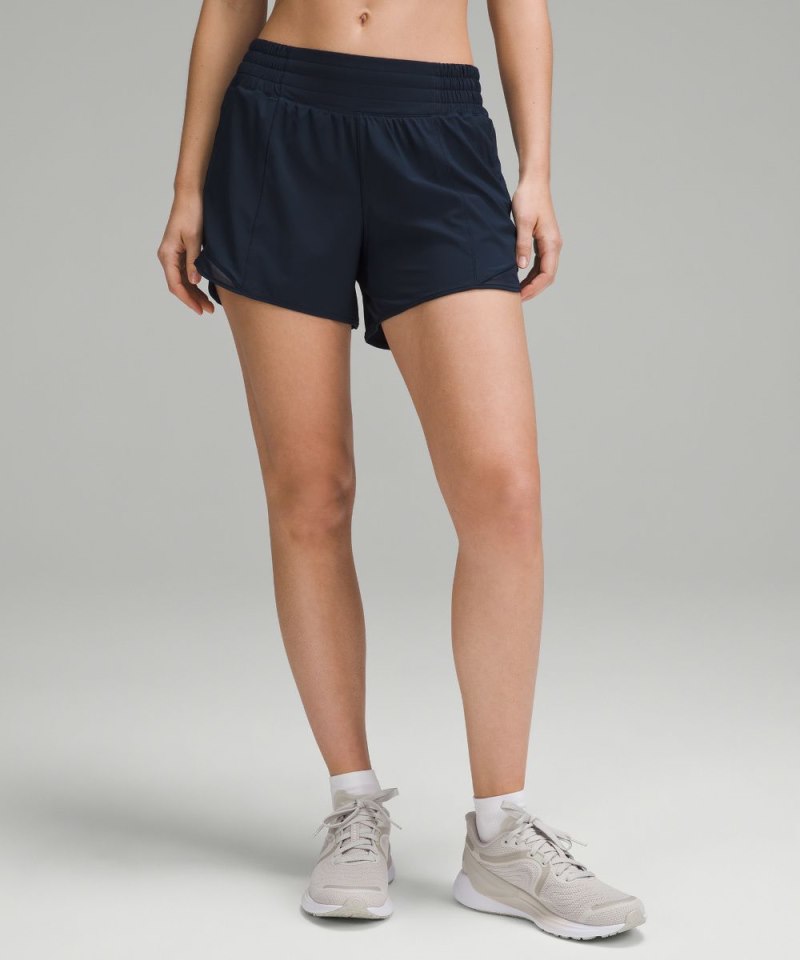 Lululemon | Women's Hotty Hot High-Rise Lined Short 4"L True Nav