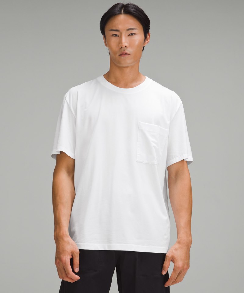 Lululemon | Men's Fundamental Oversized T-Shirt Pocket White