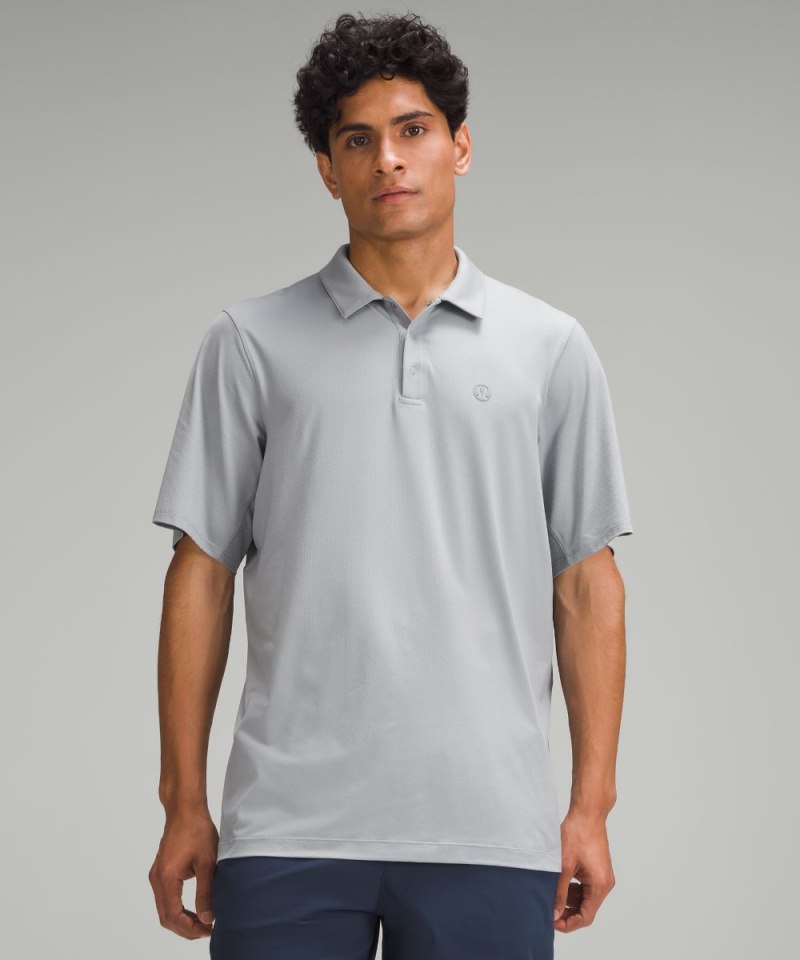 Lululemon | Men's Logo Sport Polo Short Sleeve Rhino Grey