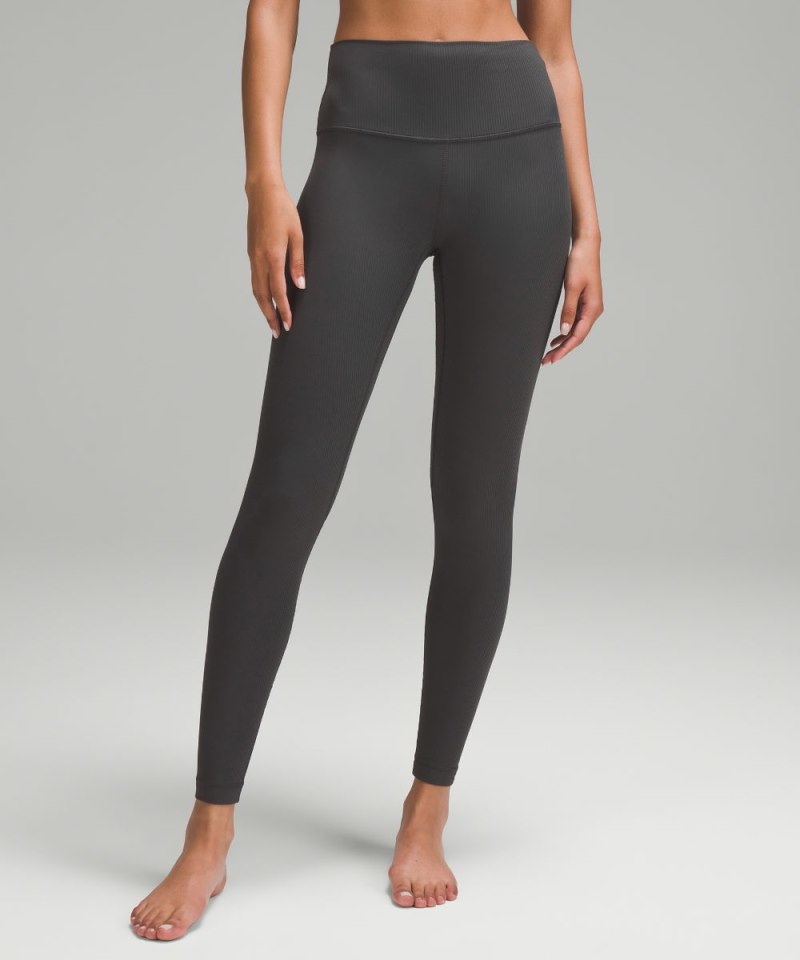 Lululemon | Women's Align High-Rise Ribbed Pant 28"L Graphite Grey