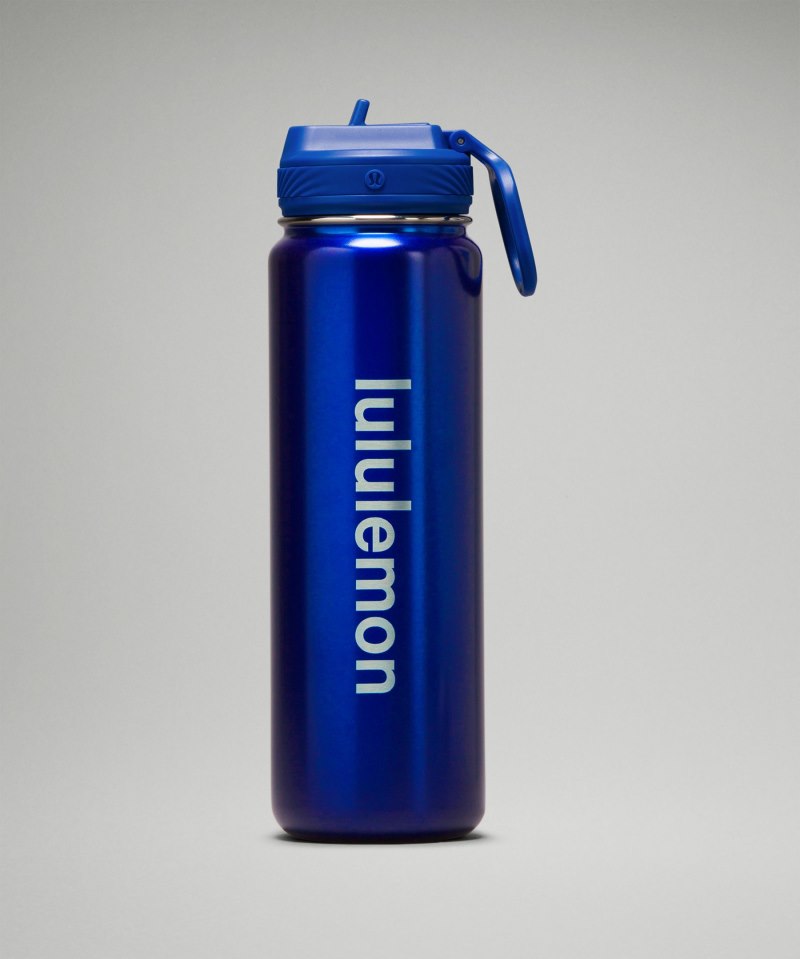 Lululemon | Men's Back to Life Sport Bottle 24oz Straw Lid Twice