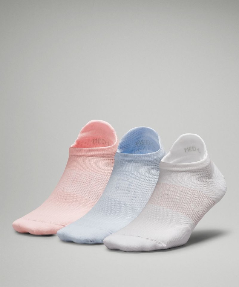 Lululemon | Women's WoPower Stride Tab Socks 3 Pack White / Wind