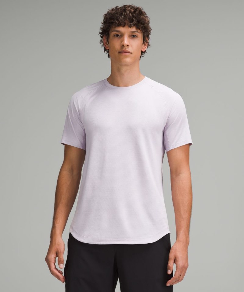 Lululemon | Men's License to Train Short-Sleeve Shirt Lilac Ethe