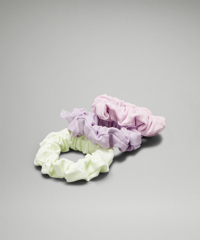 Lululemon | Women's Uplifting Scrunchies Nulu 3 Pack Elixir / Li