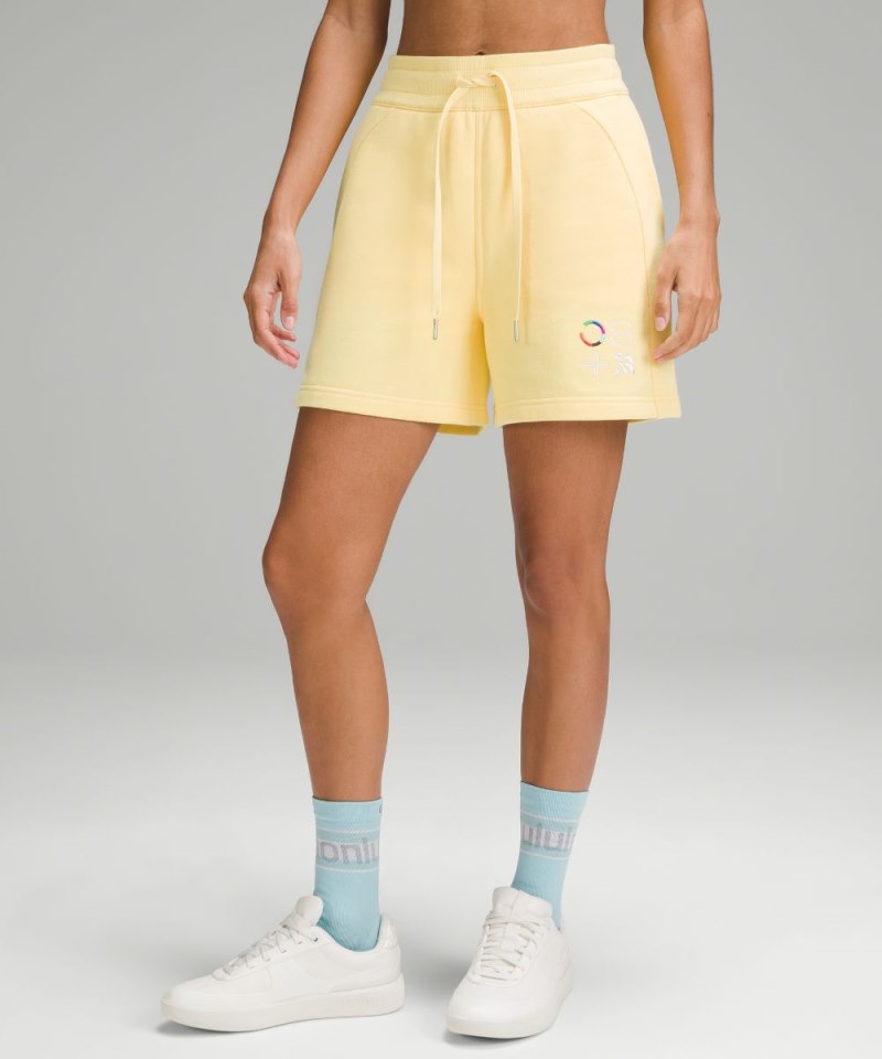 Lululemon | Women's Scuba High-Rise Short 5"L Pride Swirl Yellow