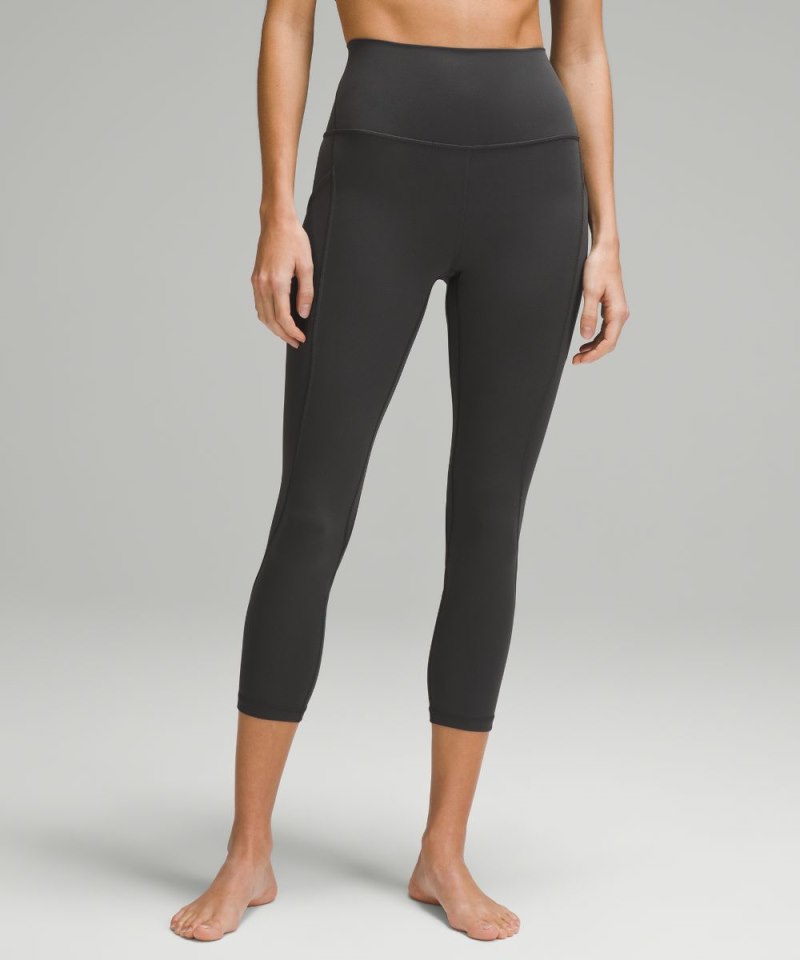 Lululemon | Women's Align High-Rise Crop with Pockets 23"L Graphite Grey