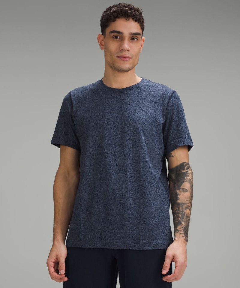 Lululemon | Men's Soft Jersey Short-Sleeve Shirt Heathered Miner