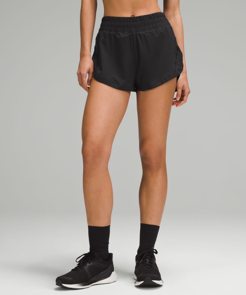 Lululemon | Women's Track That High-Rise Lined Short 3"L Black