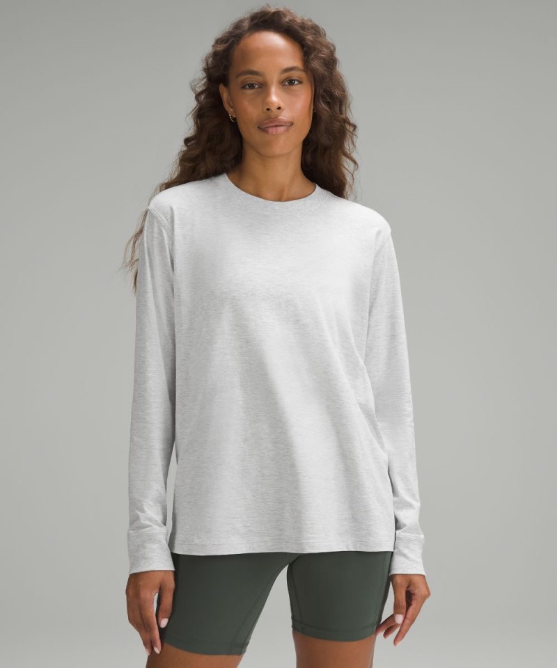 Lululemon | Women's All Yours Long-Sleeve Shirt Heathered Core Ultra Light Grey