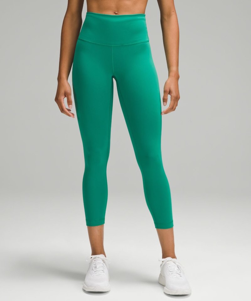 Lululemon | Women's Wunder Train High-Rise Crop 23"L Cascadia Green