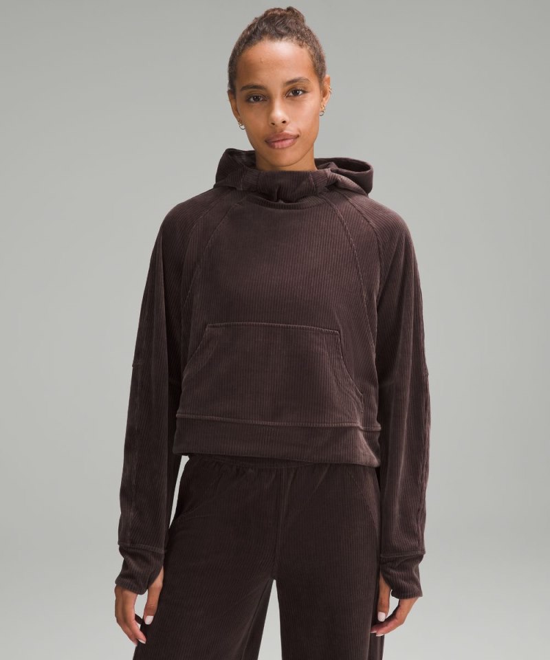 Lululemon | Women's Scuba Oversized Hoodie Velvet Cord Espresso (not available)