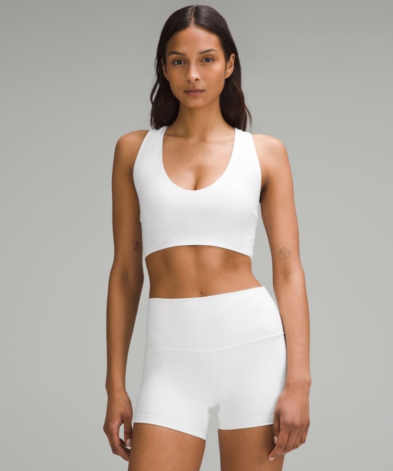 Lululemon | Women's Bend This Scoop and Cross Bra Light Support, A-C Cups White