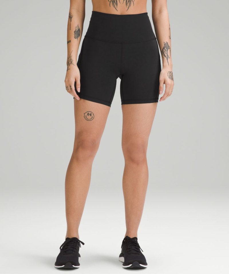 Lululemon | Women's Wunder Train High-Rise Short with Pockets 6"L Black