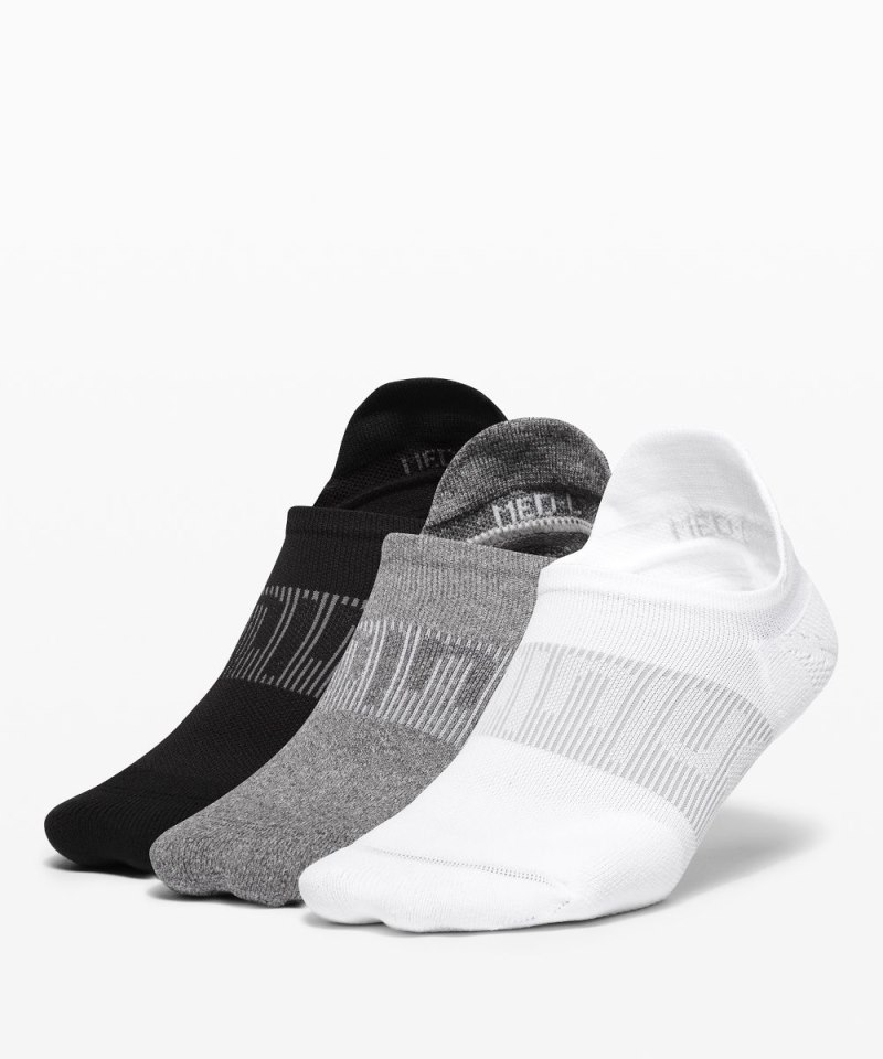 Lululemon | Women's WoPower Stride Tab Socks 3 Pack White / Heat