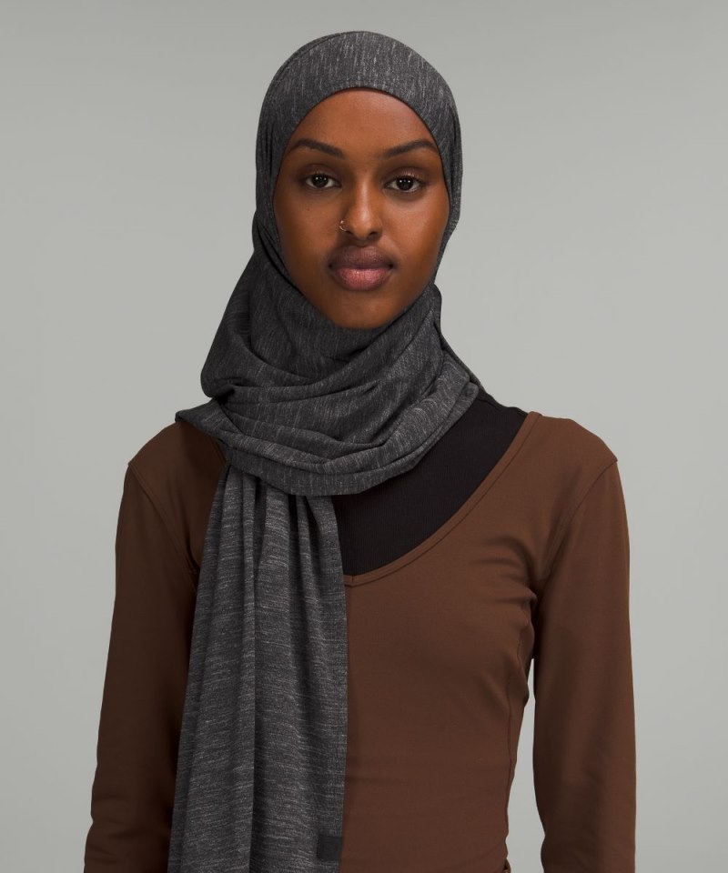 Lululemon | Women's WoScarf-Style Hijab Heathered Black