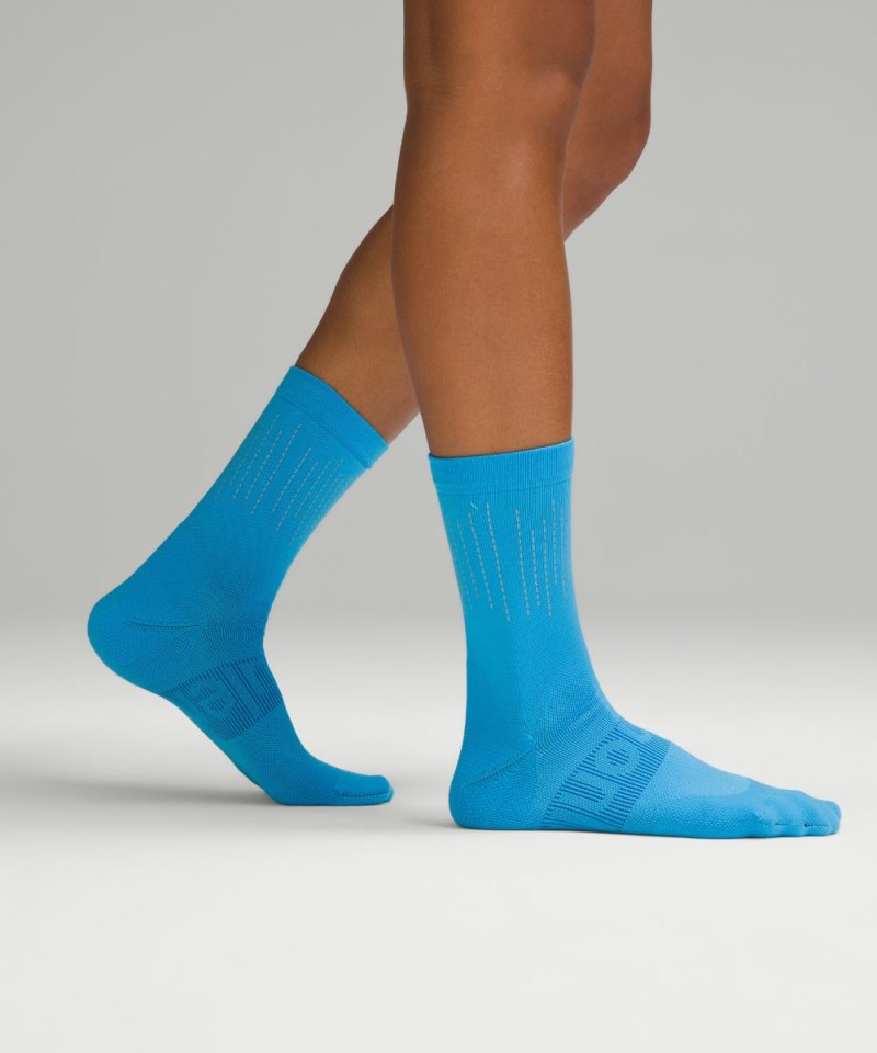 Lululemon | Women's WoPower Stride Crew Socks Reflective Kayak B