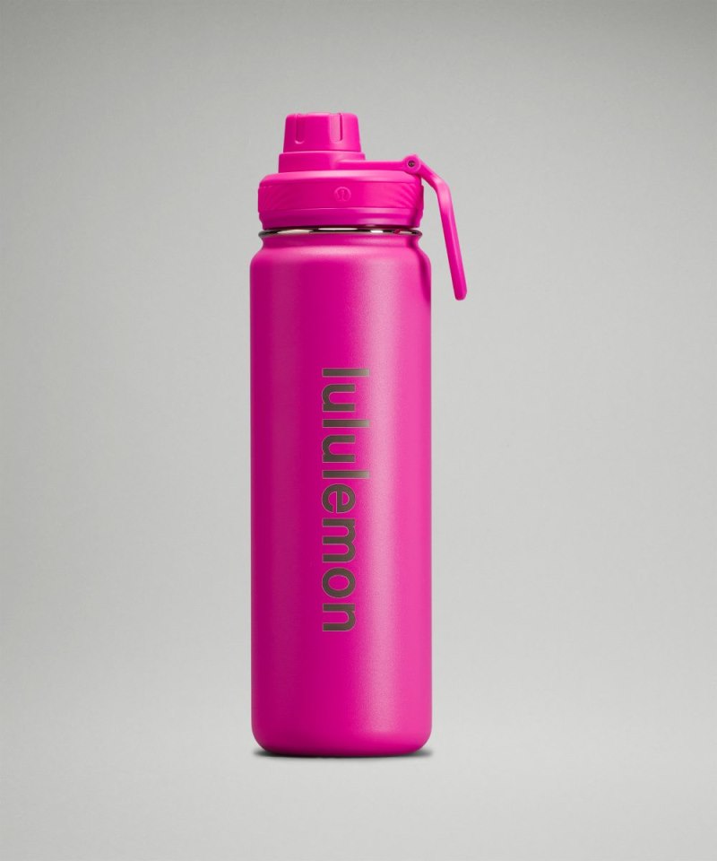 Lululemon | Men's Back To Life Sport Bottle 24oz Sonic Pink