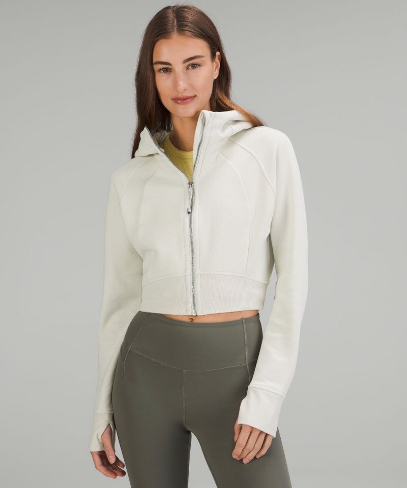 Lululemon | Women's Scuba Full-Zip Cropped Hoodie Bone