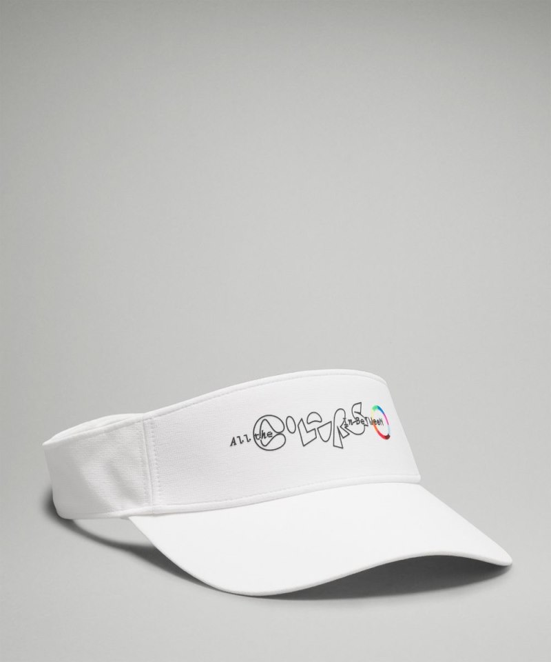 Lululemon | Women's Removable Sweatband All-Sport Visor Pride White