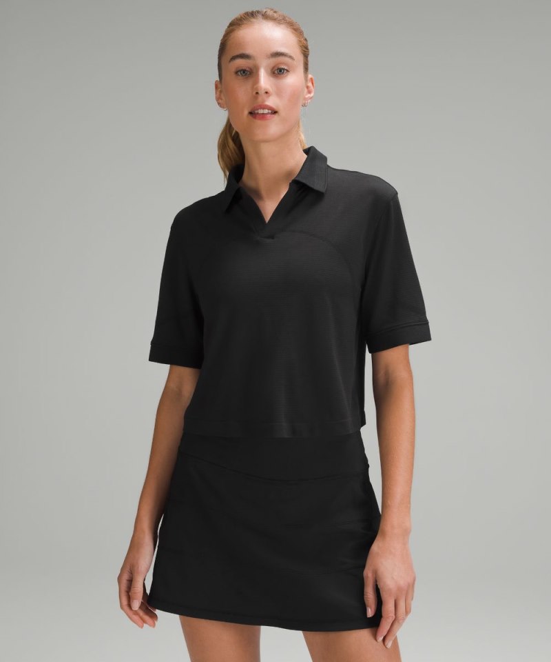 Lululemon | Women's Swiftly Tech Relaxed-Fit Polo Shirt Black /