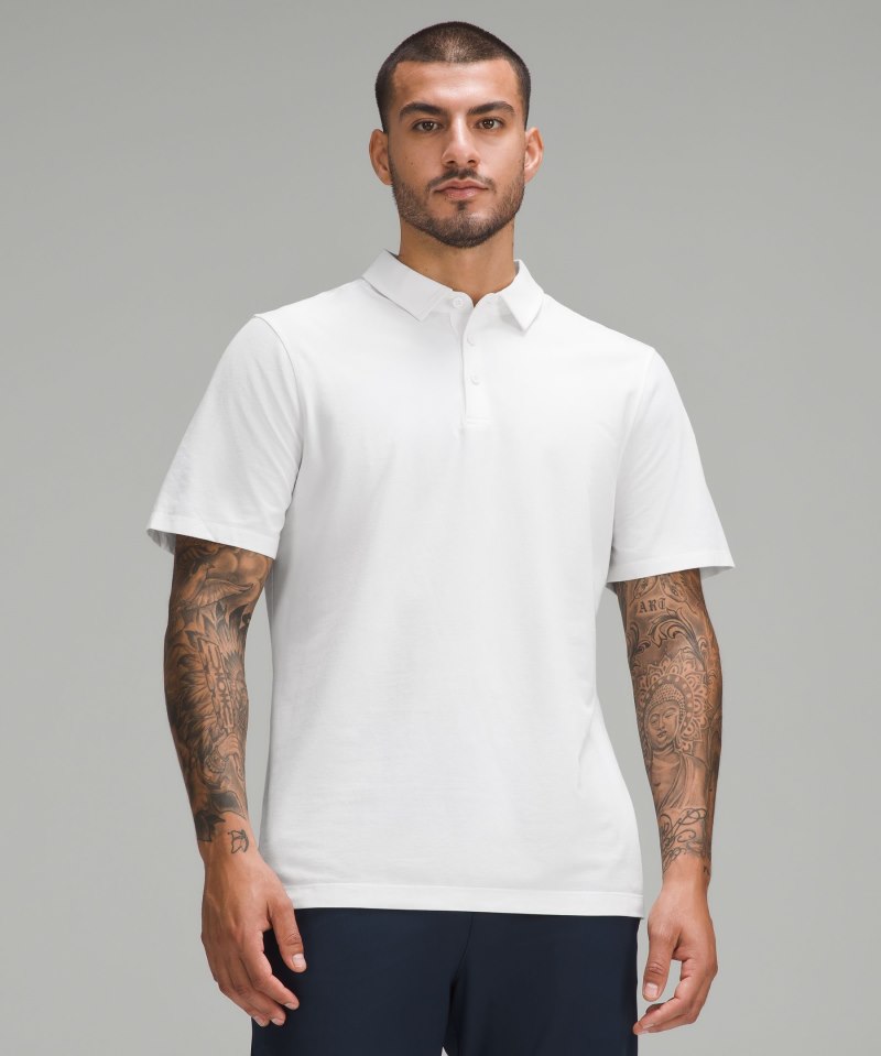 Lululemon | Men's Evolution Short-Sleeve Polo Shirt Oxford White